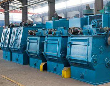 Q3220履帶式拋丸機(jī)，兩個(gè)拋丸器雙拋頭