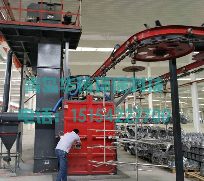 懸鏈式拋丸機結(jié)構圖