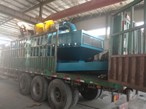 發(fā)往山西忻州八個(gè)拋丸器的法蘭拋丸設(shè)備，用于法蘭盤(pán)除銹專(zhuān)用設(shè)備