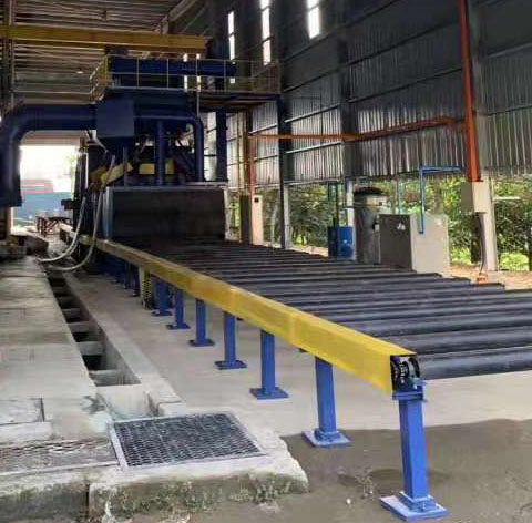 石材荔枝面設(shè)備，花崗巖荔枝面拋丸機(jī)