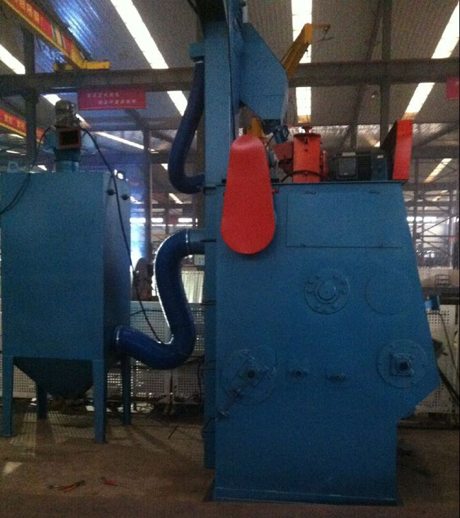 履帶式拋丸機(jī)安裝圖 履帶式拋丸機(jī)安裝圖